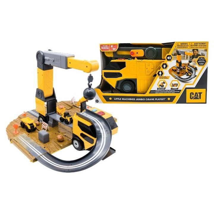 Utilaj de constructie de jucarie, CAT ZEST, 595x155x400mm