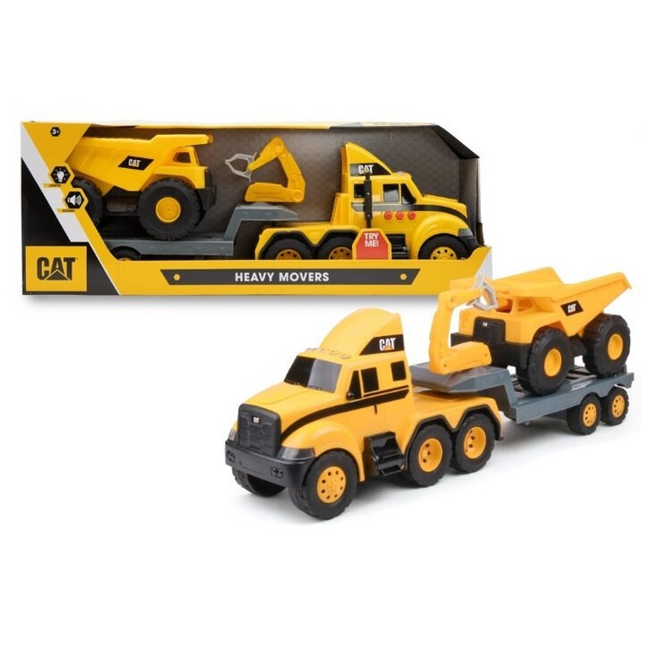 Transportator de jucarie, CAT, 82739, galben