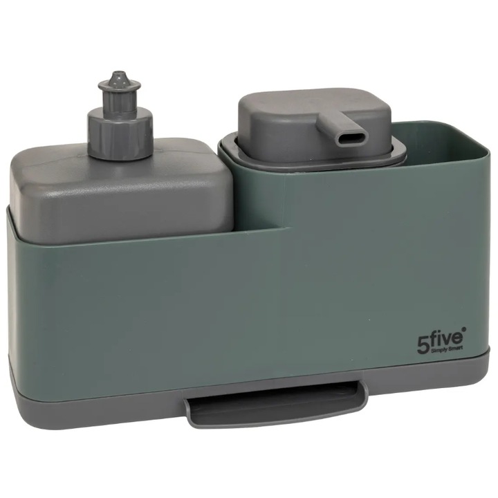 Neo 2 adagoló és mosogatótartó készlet, műanyag, zöld, 23 x 8,7 x 15,6 cm