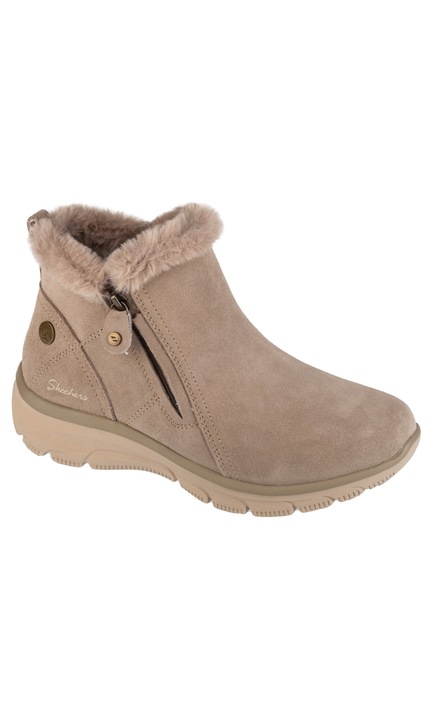 Дамски зимни ботуши, Skechers Easy Going - High Zip 2 168042, Бежов