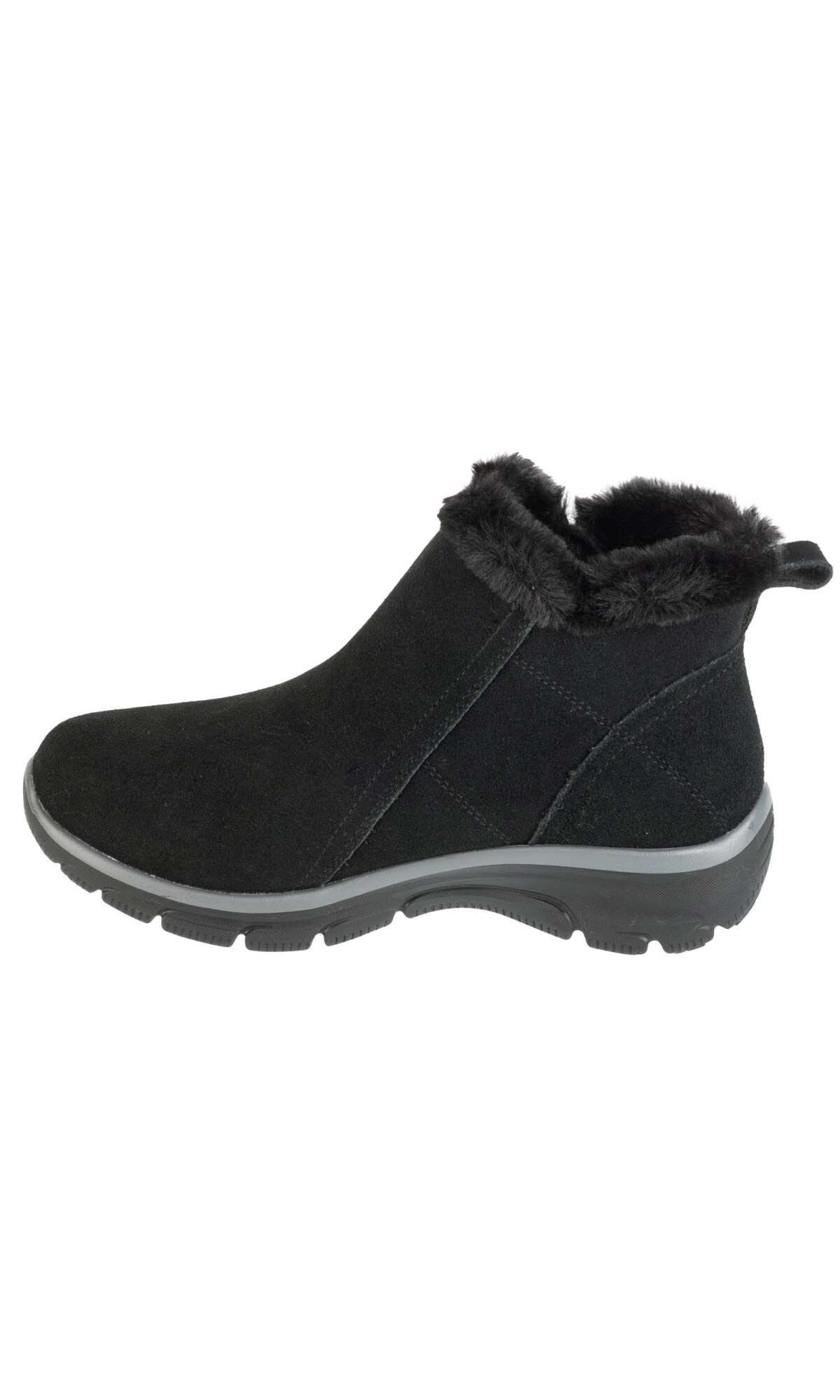 Ghete de iarna dama, Skechers Easy Going - High Zip 2 168042-BBK