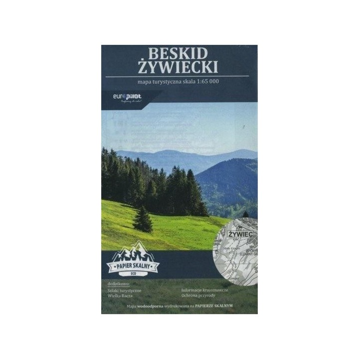 Mapa turystyczna Euro Pilot, Beskid Zywiecki, 1:65 000
