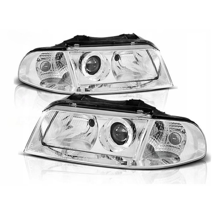 Reflectoare frontale Audi A4 B5 1999-2000, set 2 buc, socla H7, DEPO