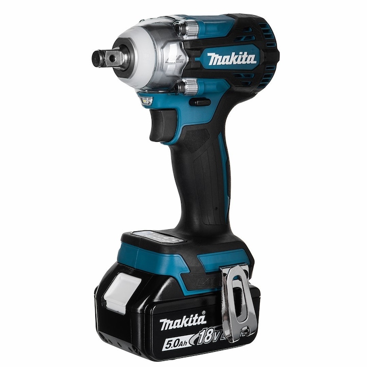 Бормашина 18V, Makita, 3 батерии 5Ah, черна/синя, 300x220x390mm