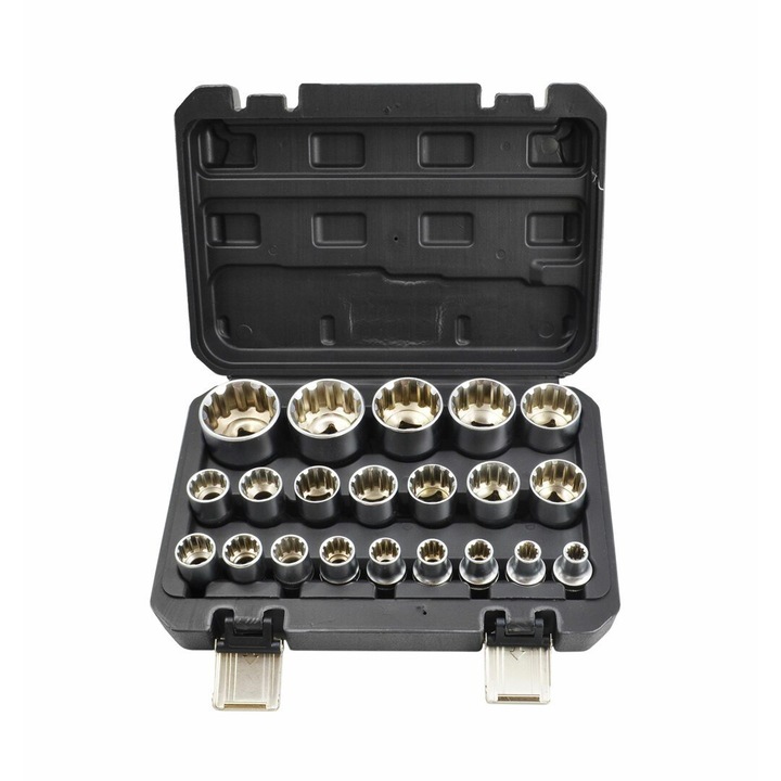 Set chei AWTOOLS 21EL, 12-KAT, 60x250x170mm, Black Line