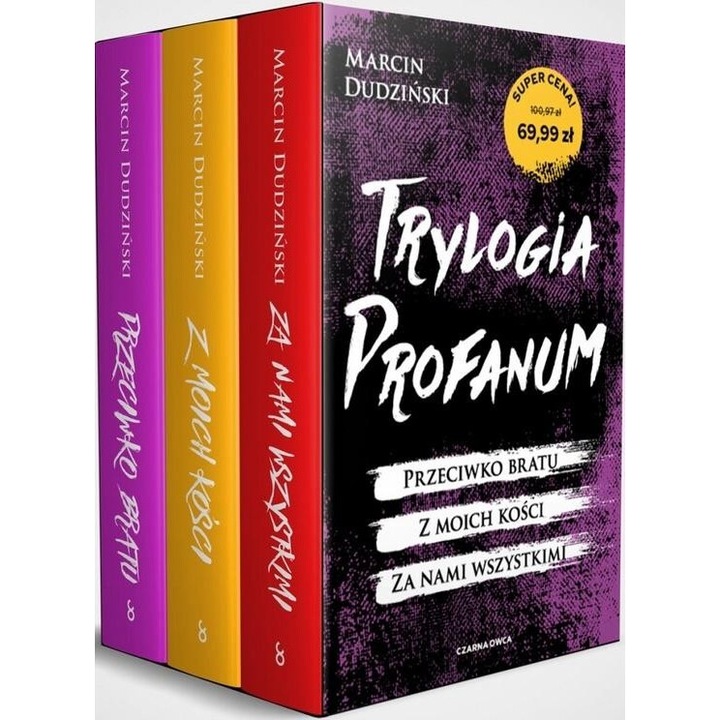 Trylogia Profanum Przeciwko bratu / Z moich kości / Za nami wszystkimi - Marcin Dudziński, Czarna Owca