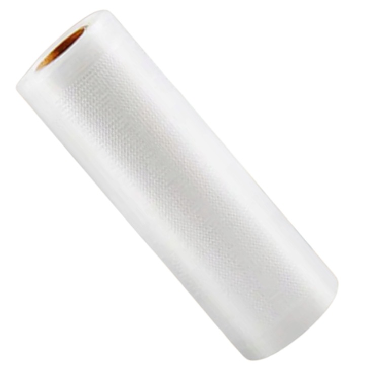 Fólia, Omni, vákuumcsomagolás, nagy mechanikai ellenállás, élelmiszerekkel való érintkezésre engedélyezett, 20 cm szélesség x 600 cm hosszúság