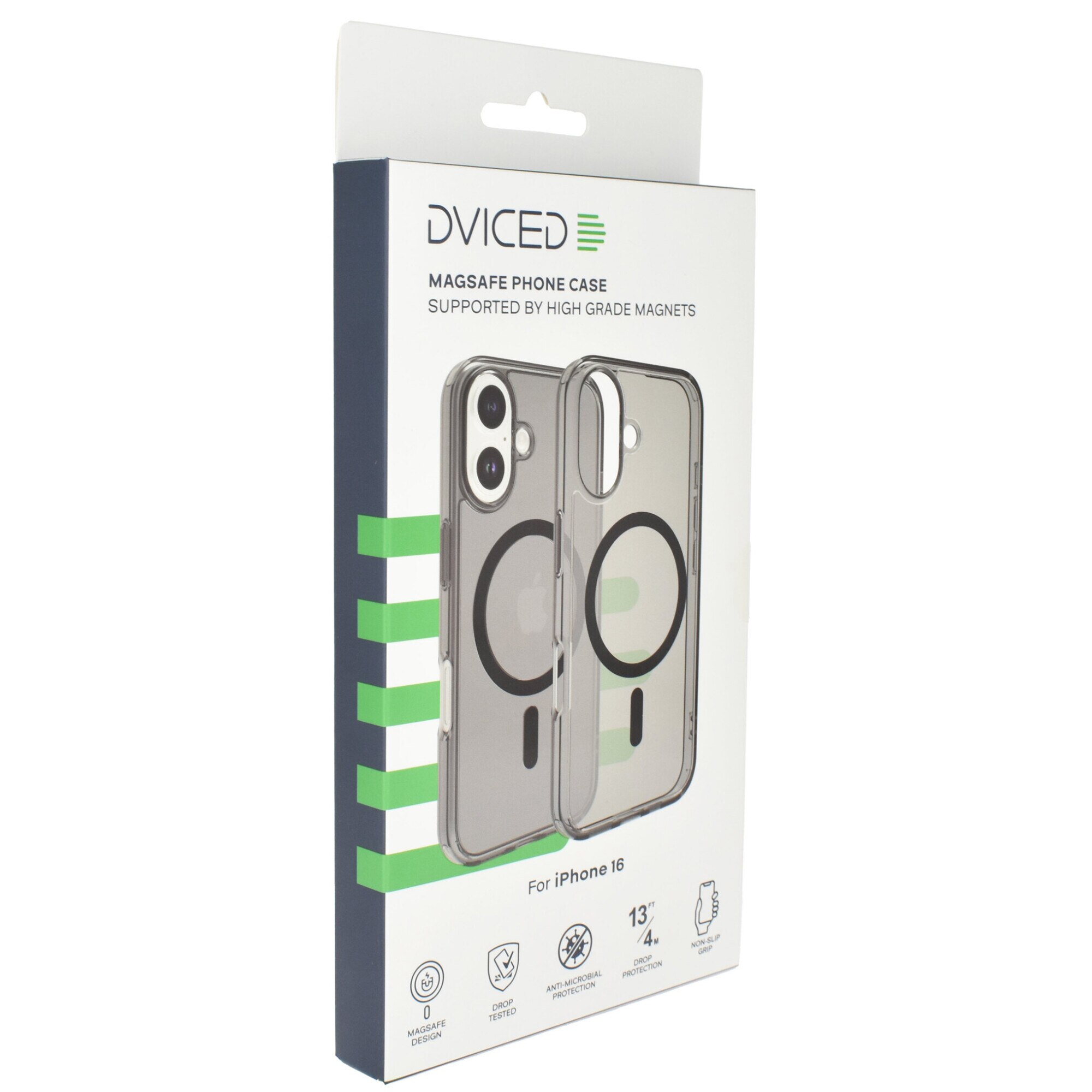Husa de protectie Dviced, Magsafe pentru iPhone 16 smoke case, Black