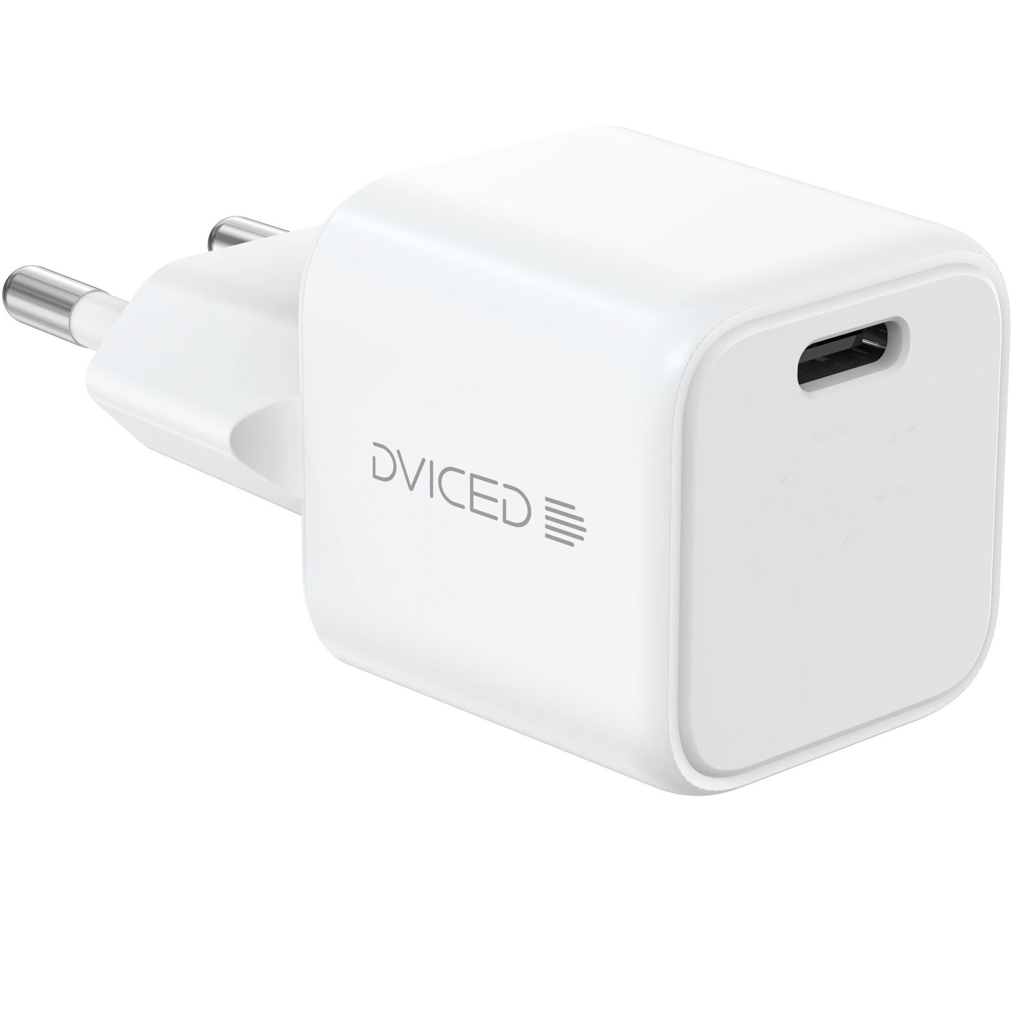 Incarcator retea Dviced 30W GaN USB-C EU w cable, White