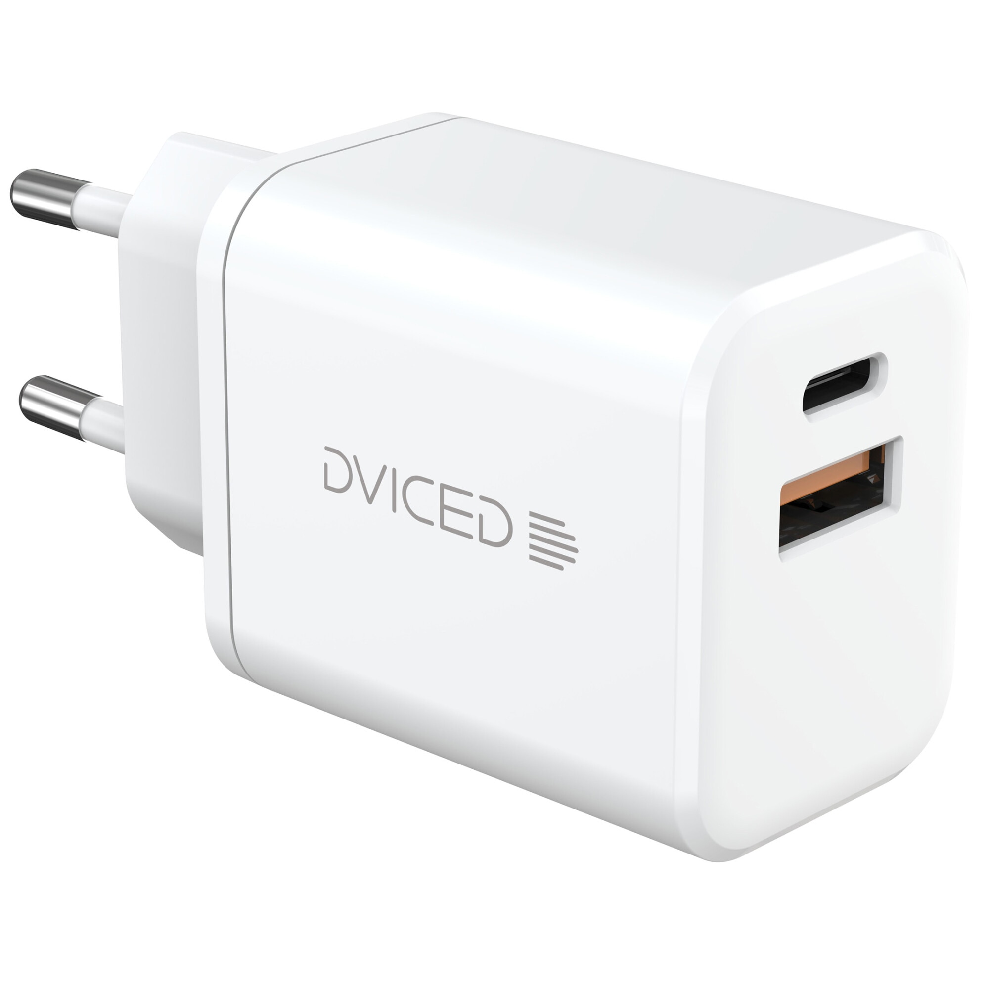 Incarcator retea Dviced 35W GaN 1 USB-A, 1 USB-C EU, White