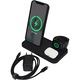 Incarcator wireless Dviced 3-in-1 magnetic w cable, Black