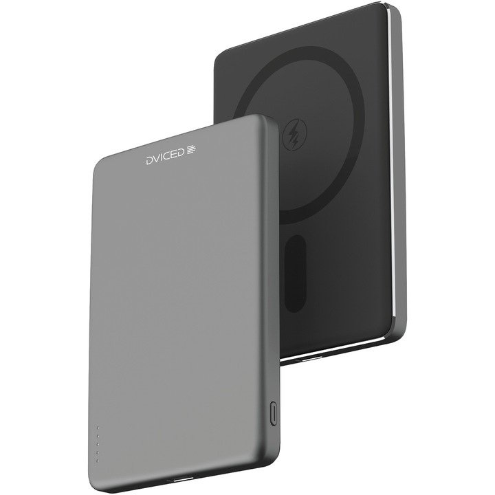 Acumulator extern Dviced Ultrathin 5000mAh, Black/Grey