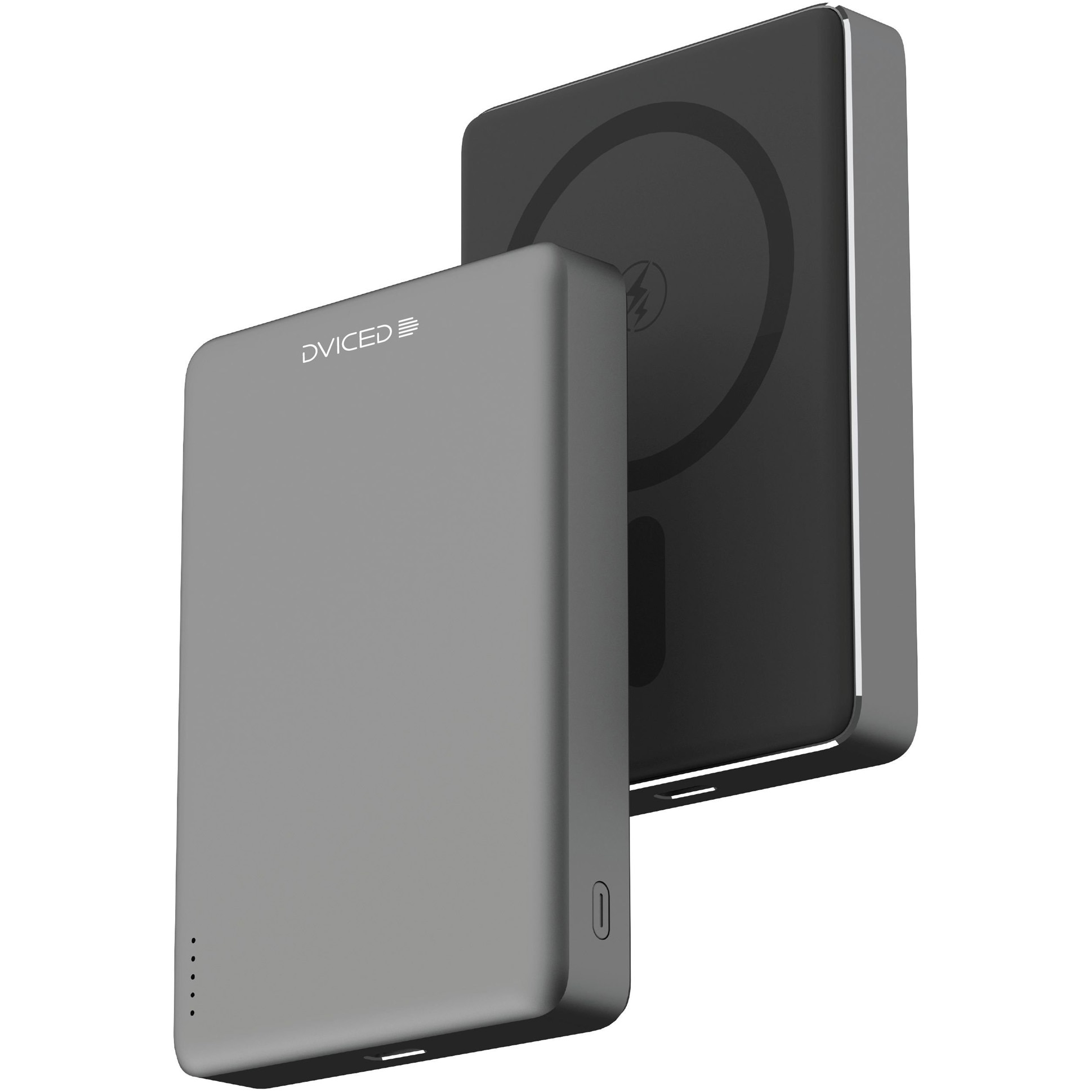 Acumulator extern Dviced Ultrathin 10000mAh, Black/Grey