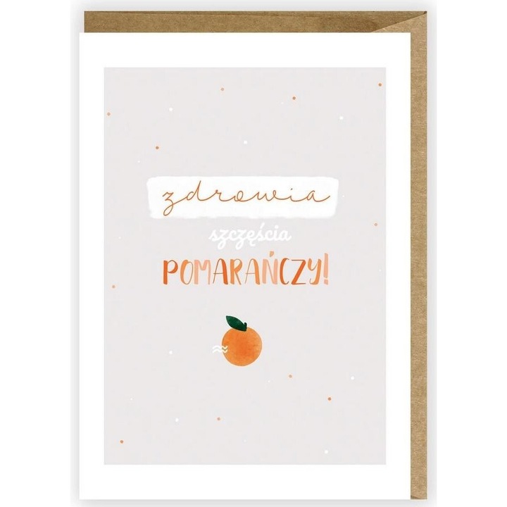 Kartka urodzinowa, Cardie, eko koperta K013, 148x105x1 mm