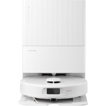 Robot de aspirare Roborock Qrevo S QRS02-00, 7000 Pa, 5200mAh, aspirator&mop&statie inteligenta de golire automata, navigatie LiDAR, recipient praf 2.7 l, detectare margine, alb