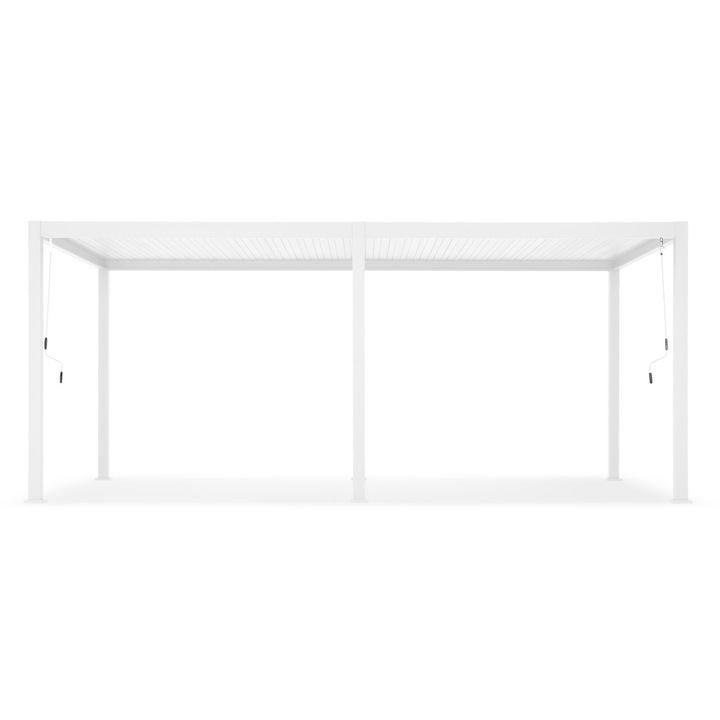 Pergola gradina/terasa, Maison Mex MIRADOR PREMIUM, L.600 l.300 H.250 cm, alb