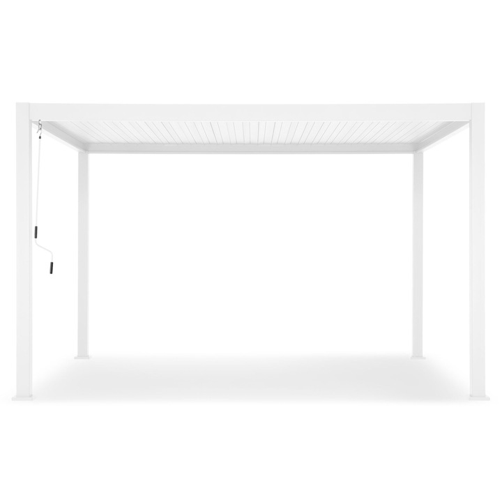 Pergola gradina/terasa, Maison Mex MIRADOR PREMIUM, L.400 l.360 H.250 cm, alb
