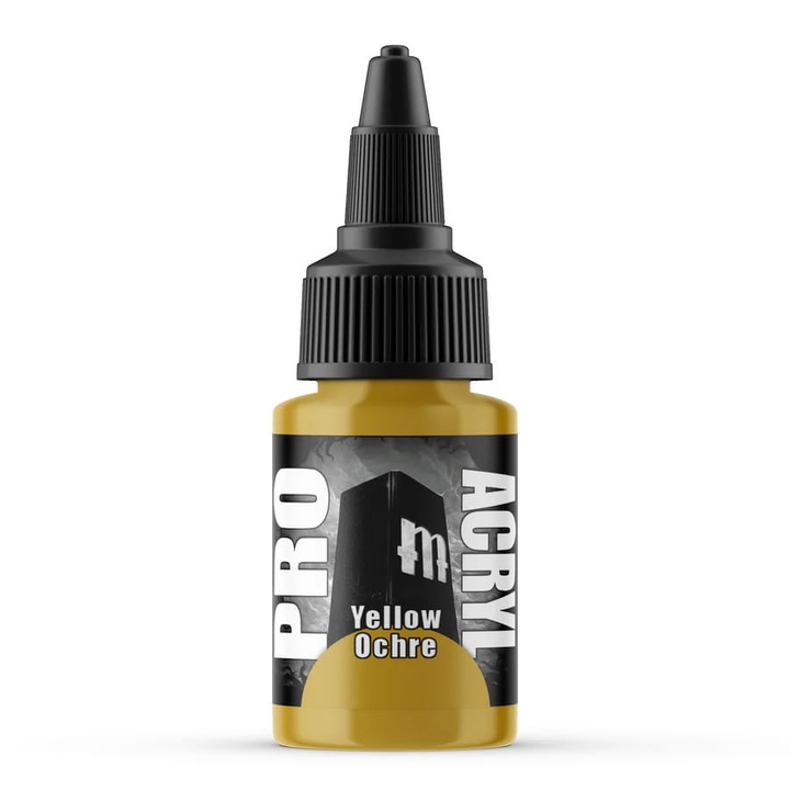 MPA-038 Yellow Ocher Pro Acryl festék, Monument Hobbies, 22 ml