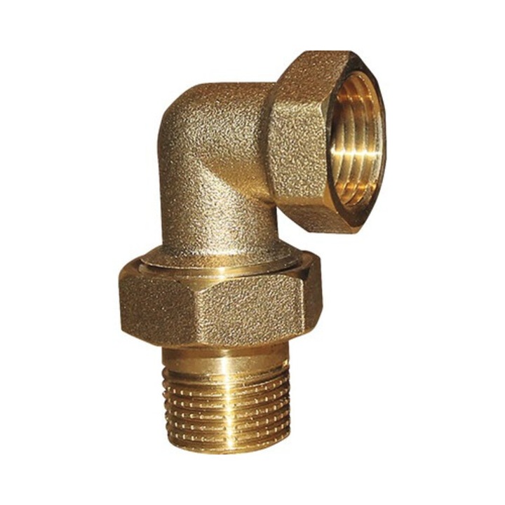 1/2" sárgaréz könyök