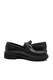 Pantofi barbati Remas slip-on negri din piele naturala TR060N, 41 EU