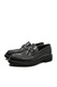 Pantofi barbati Remas slip-on negri din piele naturala TR060N, 41 EU