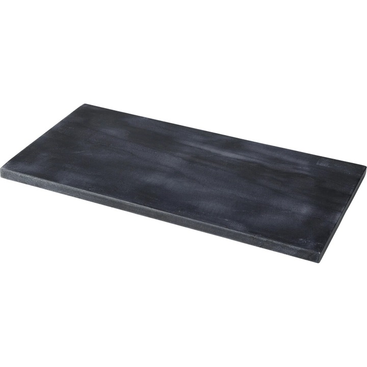 Tálalótálca, Excellent Houseware, márvány, 40x20x1,5 cm, fekete/szürke