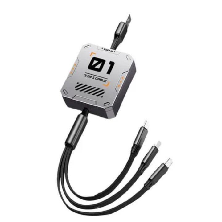 Adatkábel 3 különböző Q SJ100 100 W-os csatlakozóval