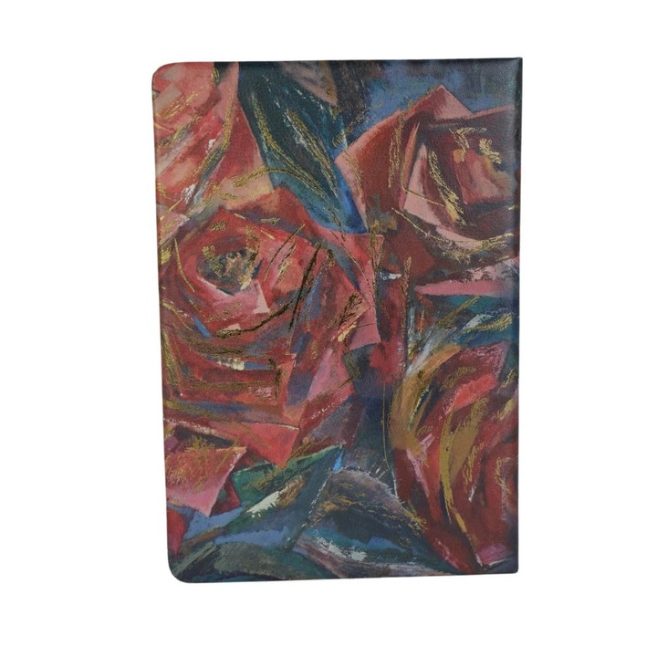 Agenda Mare, format B5, Imprimeu Flori Roze