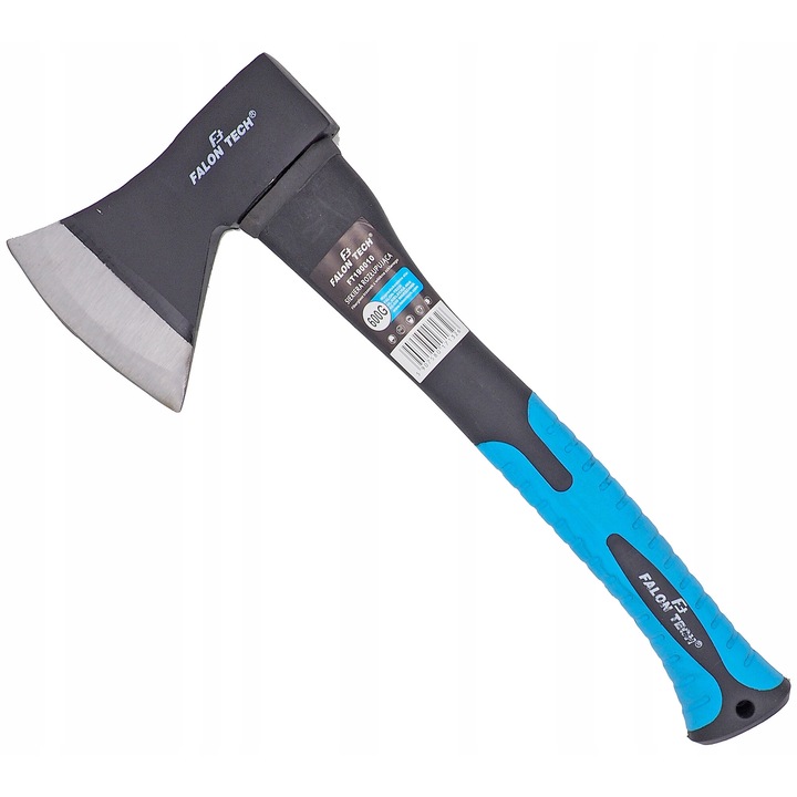 Topor Falon-Tech 600g, 35cm, pentru taiere si cioplit, antiderapant, otel carbon