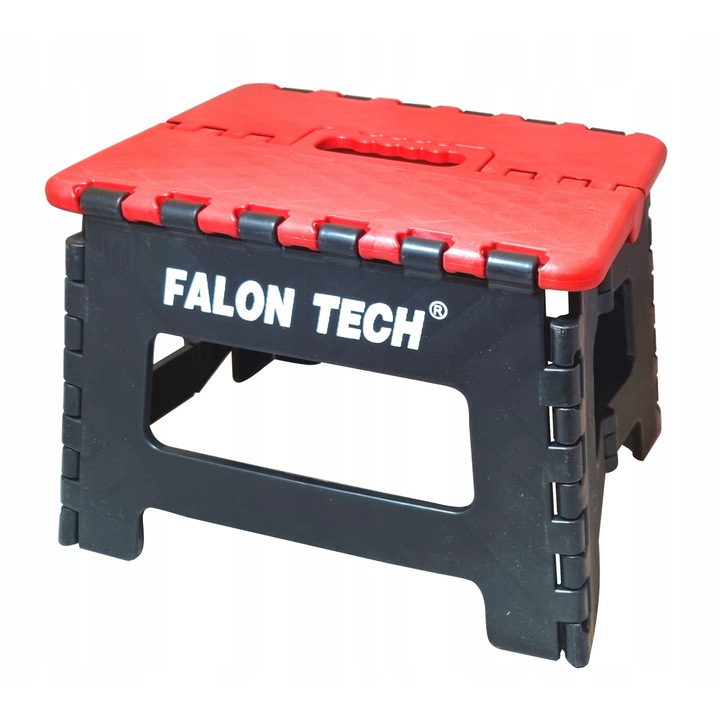 Сгъваема табуретка Falon-Tech, 130 кг, 22 см, пластмасова, за работилница