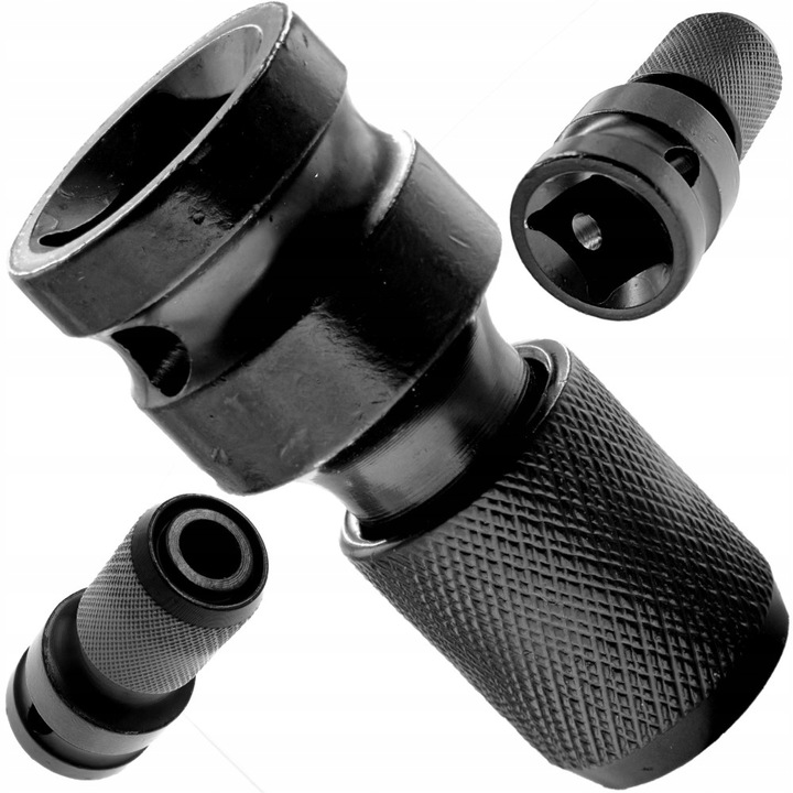 Adaptor reducere 1/2" la 1/4" HEX, Falon-Tech, 50mm, pentru chei de impact