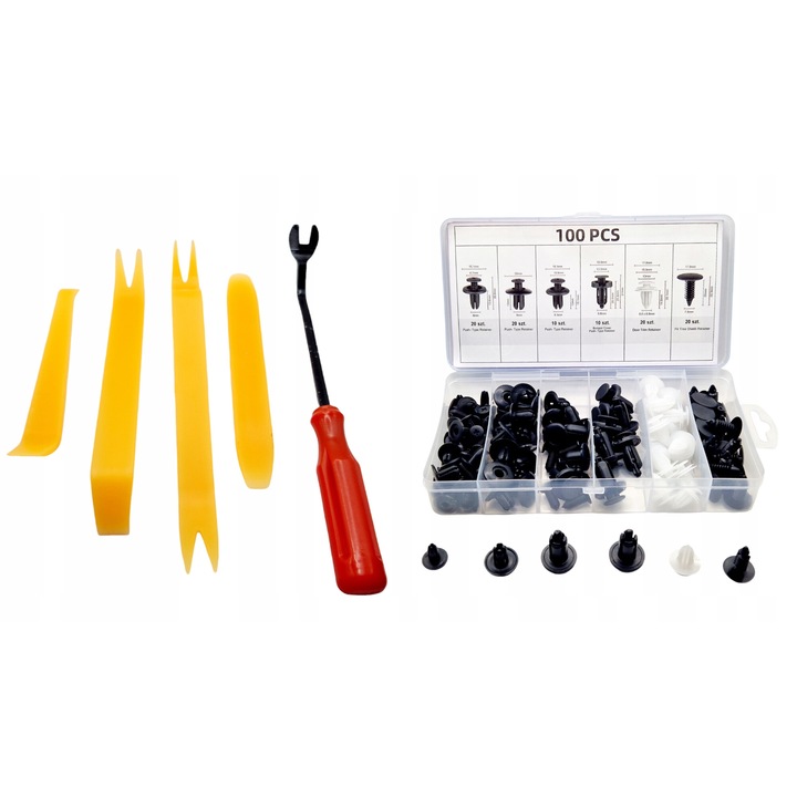 Set scule auto, Falon-Tech, Diverse dimensiuni, Plastic