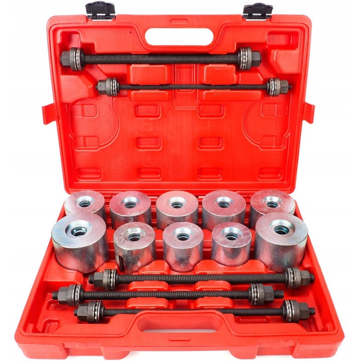 Set scule profesionale, MAR-POL, Pentru montaj/demontaj, 34-90mm, 5 adaptoare, Cutie