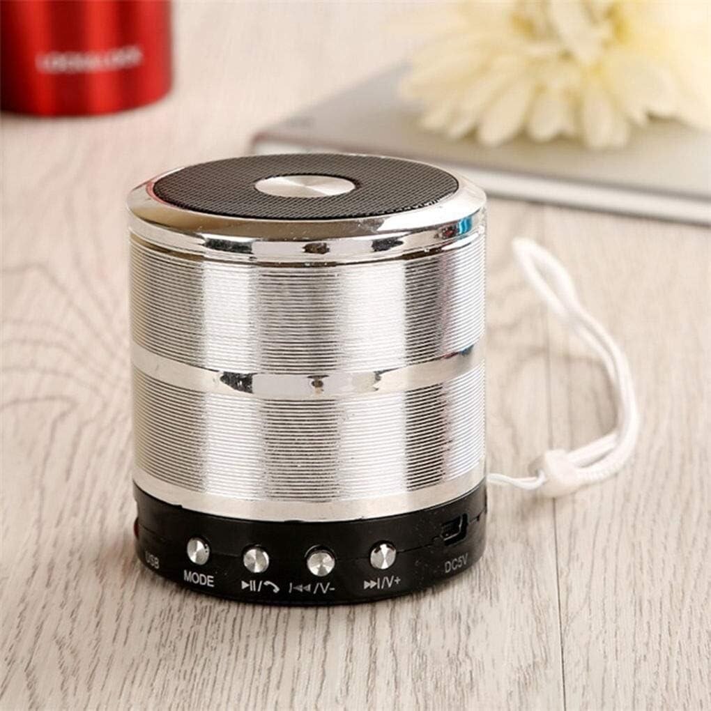 Mini boxa portabila, Corp metalic, Bluetooth, Miscro-SD, Radio