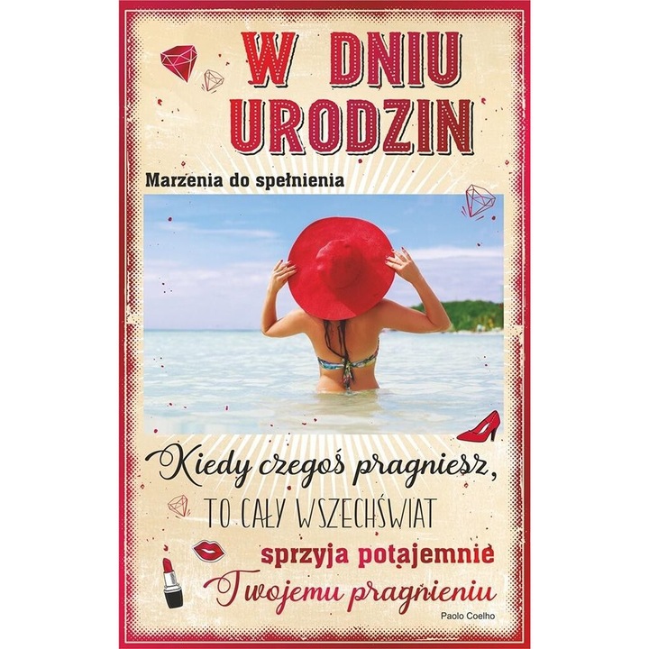 Felicitare Urodziny 40, AbCard, 205x130mm, cu coperta si urari