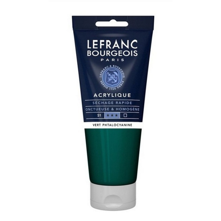 Finom akril szín, Lefranc & Bourgeois, ftalocianin gén, 598, 200ml