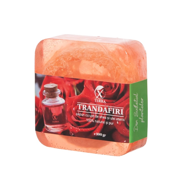 Сапун XTERRA с масло от ший, луфа и етерично масло от роза