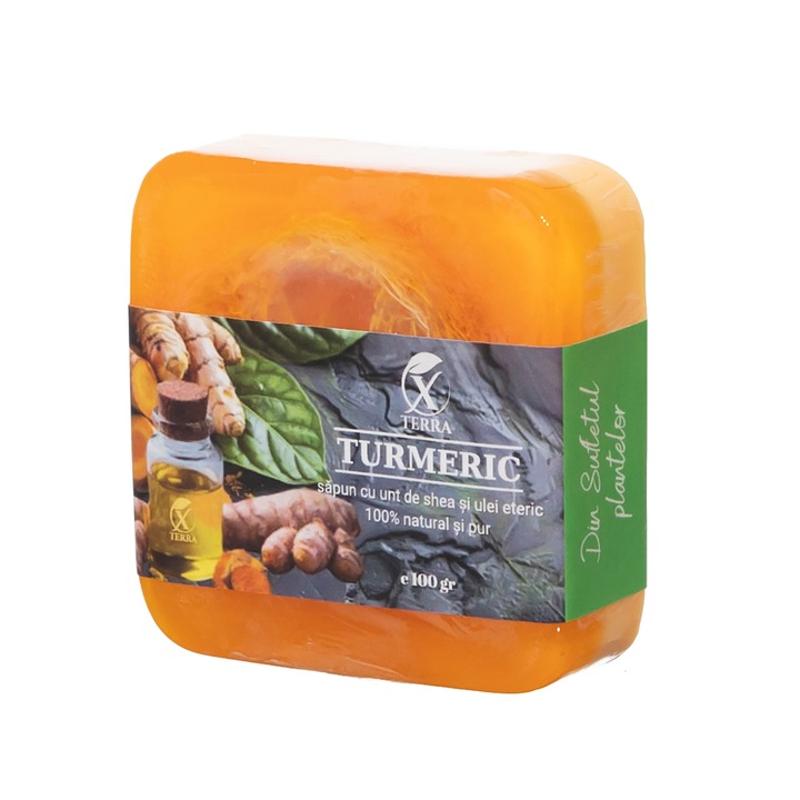 XTERRA Сапун с масло от ший, луфа, куркума и етерични масла, 100 гр.