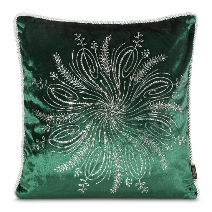 Fata de perna ROYAL 45 x 45 cm Eurofirany verde inchis