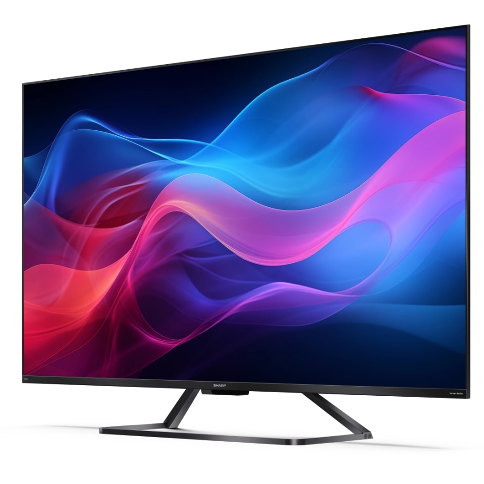 Televizoe QLED Sharp 139 cm 55" 55GR8265E, Ultra HD 4K, Smart TV, WiFi