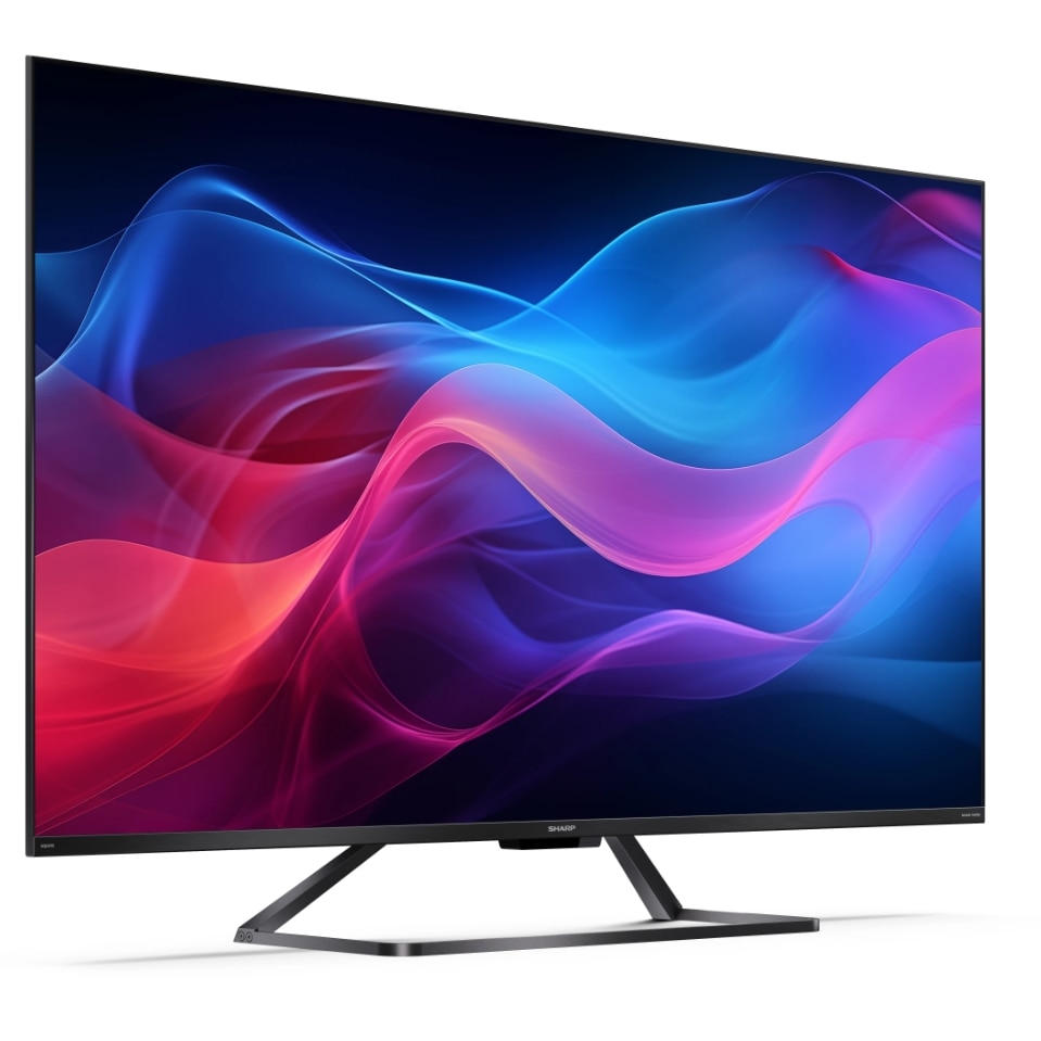 Televizoe QLED Sharp 139 cm 55" 55GR8265E, Ultra HD 4K, Smart TV, WiFi
