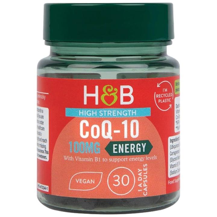 Supliment alimentar Holland And Barrett High Strength CoQ-10 100 mg, 30 capsule