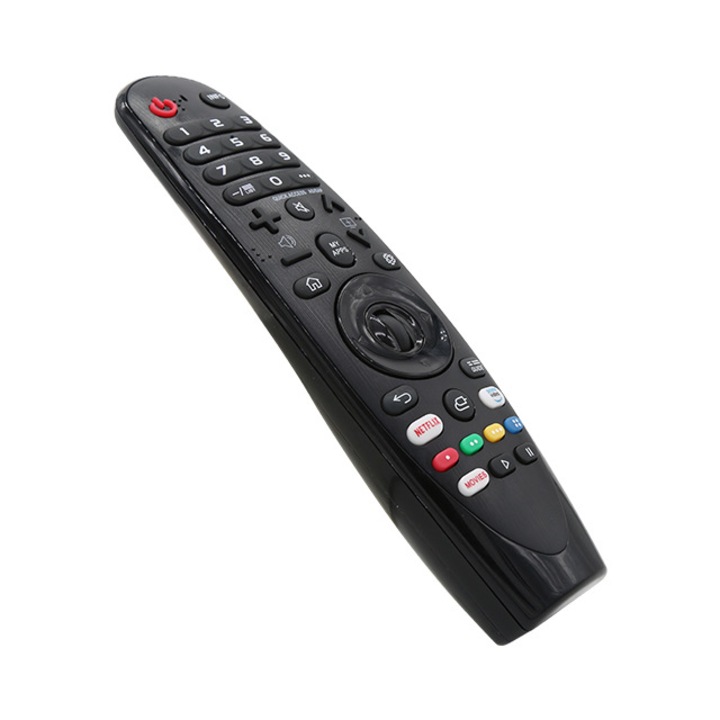 Magic дистанционно за Smart TV LG AN-MR20GA/AKB75855501, x-remote, гласова функция, мишка, показалец, Netflix, Amazon, Черен