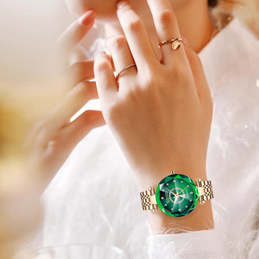 Дамски часовник, SENO, Кварц, Злато - eMAG.bg