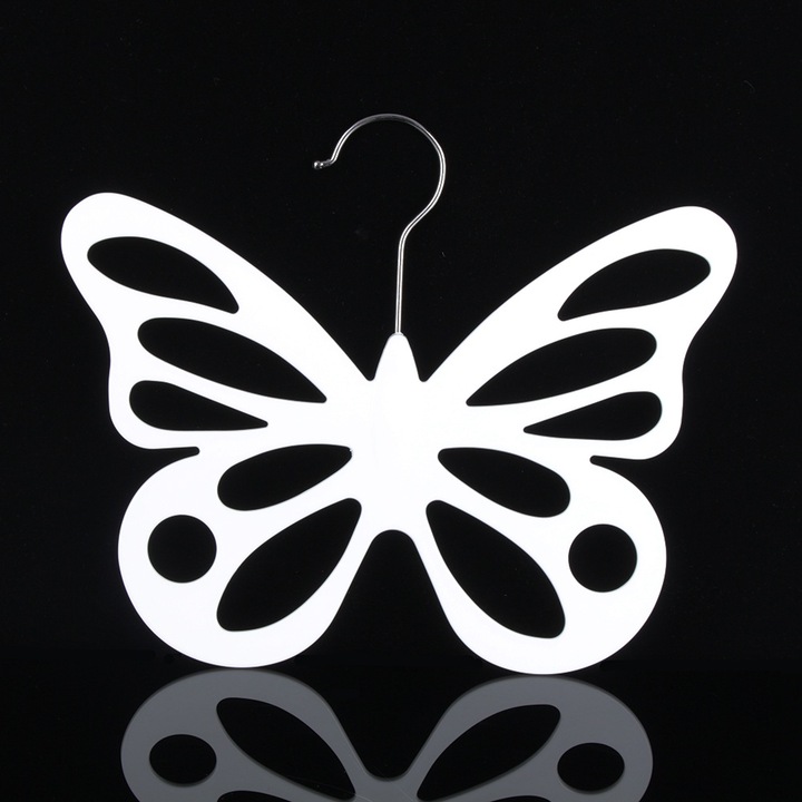 Закачалка за дрехи, longziming, държач за шалове и вратовръзки, бяла, 25x30 см