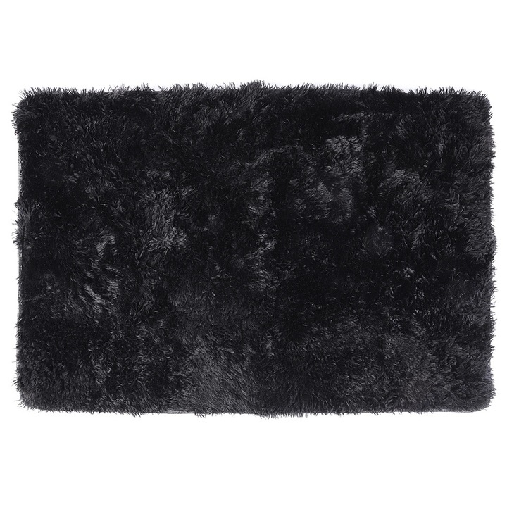 Килим против хлъзгане, 80х120 см, черен, за вътрешно ползване