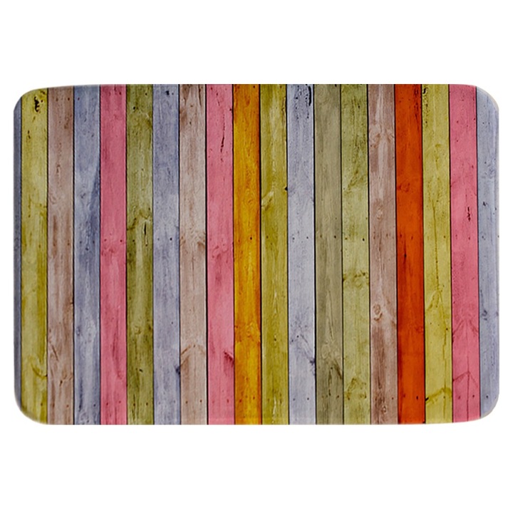 Декоративен килим, Текстилен, Дървесен принт, Противоплъзгащ се, Многоцветен