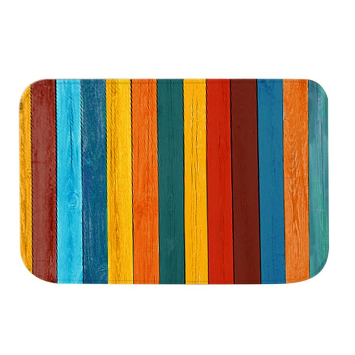 Szőnyeg, DD04, csúszásmentes, nedvszívó, többszínű, 60x40