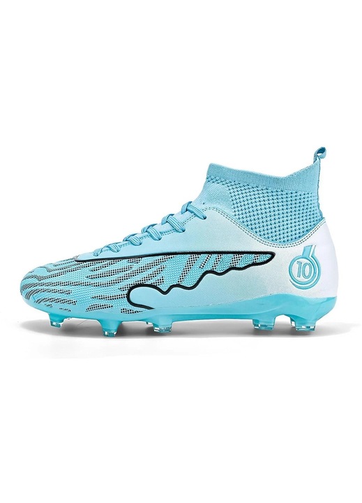 Ghete de fotbal cu glezna MBrands 8.1 crampoane, Turcoaz