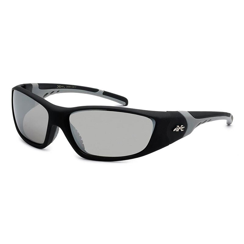 Ochelari de soare Negru pentru barbati, Lentile Oglinda Gri, Xloop